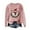 Light Pink, variant on Christmas Sweaters for Women Christmas Snowman Santa Cozy Pullover Sweater Oversized Funny Holiday Pullover Tops Winter Sweaters for Women