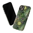 thumbnail image 3 of Lush Green Botanical Floral Phone Case with Yellow and Purple Flowers, Nature-Inspired Protective Cover for iPhone 16 15 14 13 12 Pro Max Mini, 3 of 6