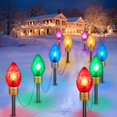 thumbnail image 2 of Cadena de luces Moonflor Strawberry Jumbo C9 Christmas 17 pies 10 LED, 2 of 8