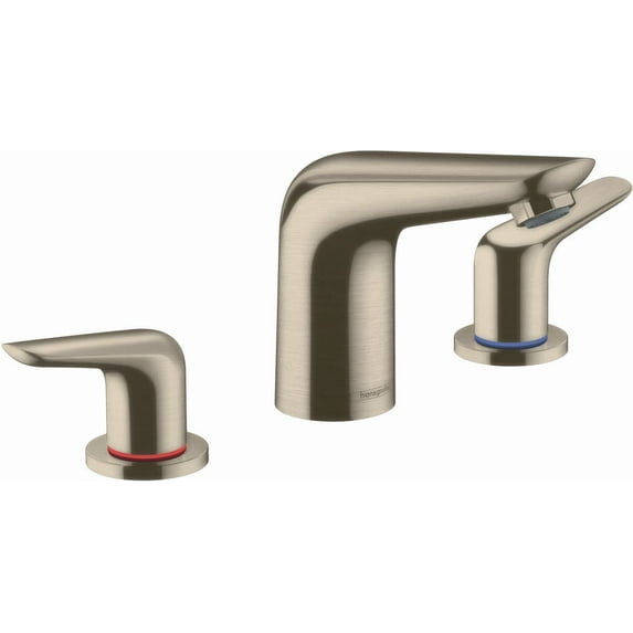 Hansgrohe 71140 Focus N 1.2 GPM Widespread Bathroom Faucet - Nickel