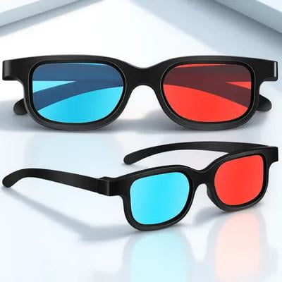 SHOWERORO 10 Pcs Movie Theater Glasses Blue Simple ABS Viewing for General Users Back to School