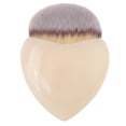 thumbnail image 1 of Brocha de maquillaje suave en forma de corazón, base multifuncional, colorete, herramienta de belleza, blanco Jade, 1 of 8