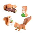 thumbnail image 4 of simhoa 5xMiniature Squirrel Garden Statue Crafts Funny for Indoor Outdoor Shelf Lawn 5 Pcs, 4 of 10