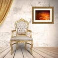 thumbnail image 3 of Marthinussen, Willy 18x13 Gold Ornate Wood Framed with Double Matting Museum Art Print Titled - Burning Water, 3 of 4