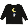 thumbnail image 3 of Inktastic Cute Fairy, Fairy On The Moon, Fairy On A Swing Girls Long Sleeve Toddler T-Shirt, 3 of 5