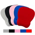thumbnail image 4 of Mouse Pad with Ergonomic Wrist Rest, Mousepad with Memory Foam Filling, Textured Wear Resistant Washable, Black, 4 of 4