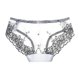 thumbnail image 1 of Gibobby Calzones para mujer sexy Bragas sexy bordadas para mujer Bragas de malla de encaje Calzoncillos de cintura(Blanco,XL), 1 of 3