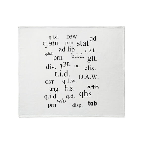 CafePress - Pharmd Student Throw Blanket - Soft Fleece Throw Blanket, 50"x60" for All Ages