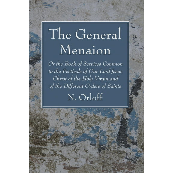 The General Menaion (Hardcover)