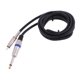 thumbnail image 4 of Cable de conector AUX de audio cable de conector de audio de 6.35 mm 2M Fanmusic Cable de conector AUX de audio, 4 of 6
