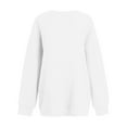 thumbnail image 3 of Resicozy Oversized Sweatshirt for Women Fall Crewneck Sweatshirt Vintage Pullover Loose Fit Cute Y2K Hoodie White 2XL, 3 of 6