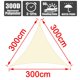 thumbnail image 1 of Toldo impermeable 300D para exteriores, vela de sombra para jardín, patio, coche, lona rectangular para piscina, 1 of 4