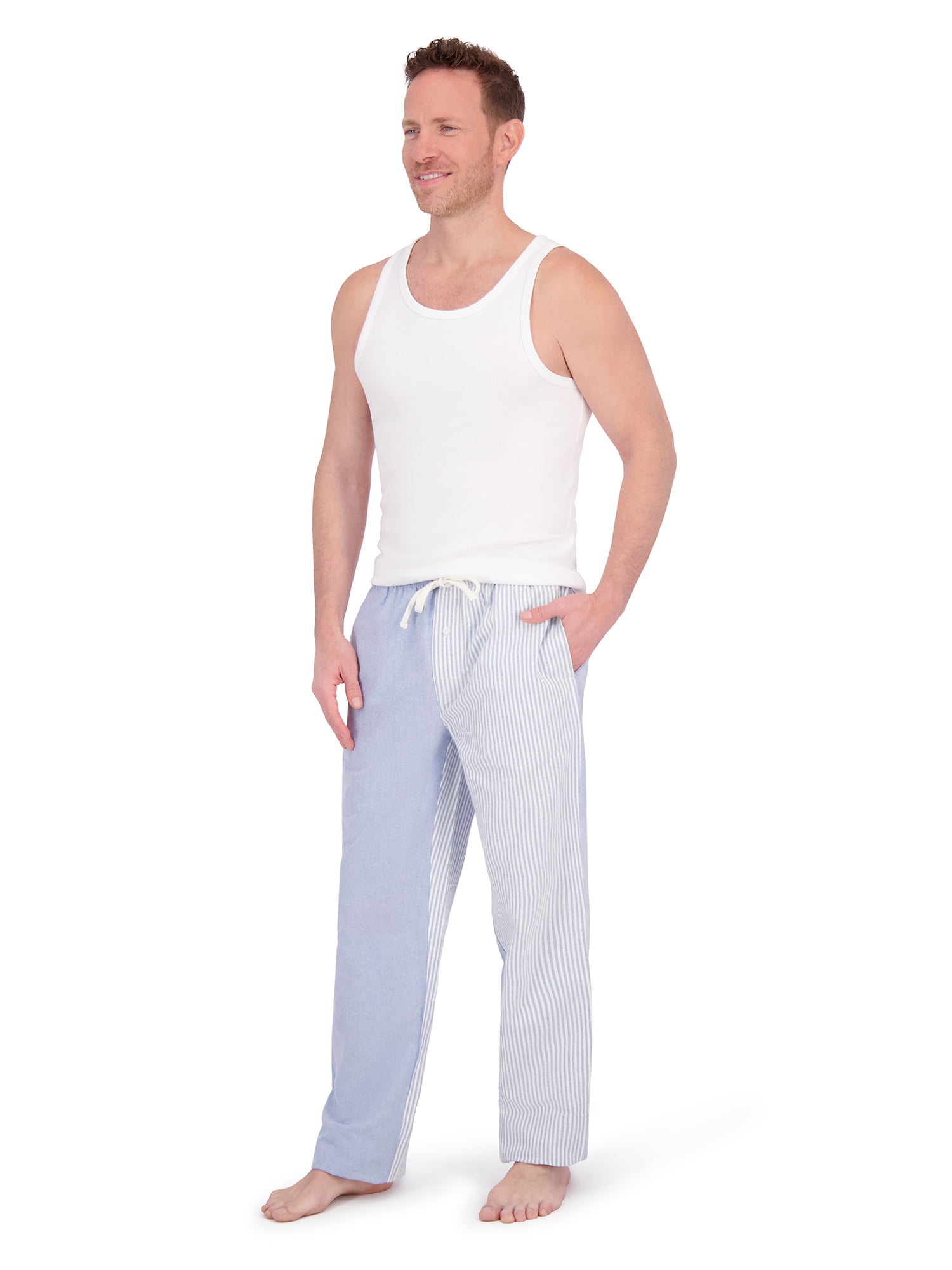 Hanes Men's Brushed Oxford Woven Sleep Pajama Pants, Sizes S-2X