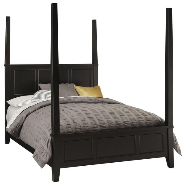 Home Styles Bedford Poster Bed Color Black Size King Com Home Styles Bedford Poster Bed Color, Black Four Poster Bed Frame King Size