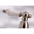 thumbnail image 2 of Kingston Brass KS7278PLBS Traditional English Country 8 in. Bridge Kitchen Faucet with Sprayer - Brushed Nickel, 2 of 6