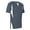 Charcoal|White, variant on Mens Dri-Gear Wild Card Baseball Jersey Purple/White L