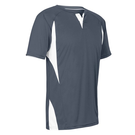 Champro Wild Card Youth 2-Button Jersey (XL, Graphite/White)