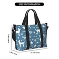 thumbnail image 2 of Travel Duffle Bag Cartoon Cute Poodle Dog Travel Tote Bags Carry on Luggage Waterproof Weekender Bags with Top Handle Adjustable Shoulde Strap for Travel Gym, 2 of 5