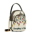 thumbnail image 7 of FORMRS Crossbody Bag for Women Quilted Travel Shoulder Cell Phone Purse with Chain Strap Handbag, Christmas Light, 7 of 7