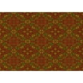thumbnail image 1 of Ahgly Company Tapis d'Intérieur Lavables en Machine Rectangle Transitionnel Rouge Cramoisi, 2' x 5', 1 of 7