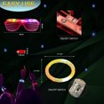 thumbnail image 4 of Mushroomcase 150 Packs LED Light Up Toy Party Favors Glow In The Dark Party Supplies Bulk Big Bonus Package, 4 of 7