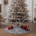 thumbnail image 6 of Balery Popcorn On Blue Lines Printed Christmas Tree Skirt , Merry Christmas Party Christmas Tree Decoration,Adjustable Tree Skirt-30", 6 of 8