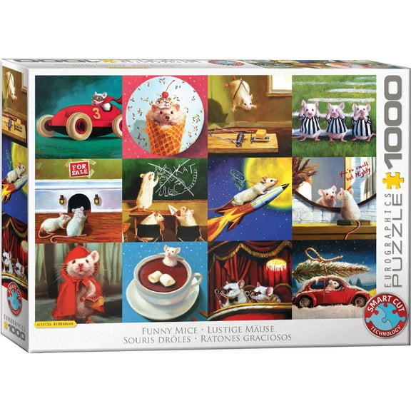Funny Mice 1000 Piece Puzzle