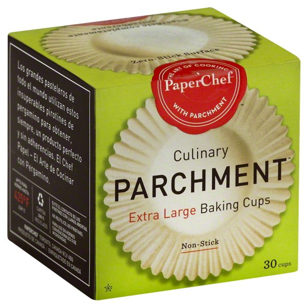 PaperChef Paper Chef Culinary Parchment Baking Cups, 30 ea