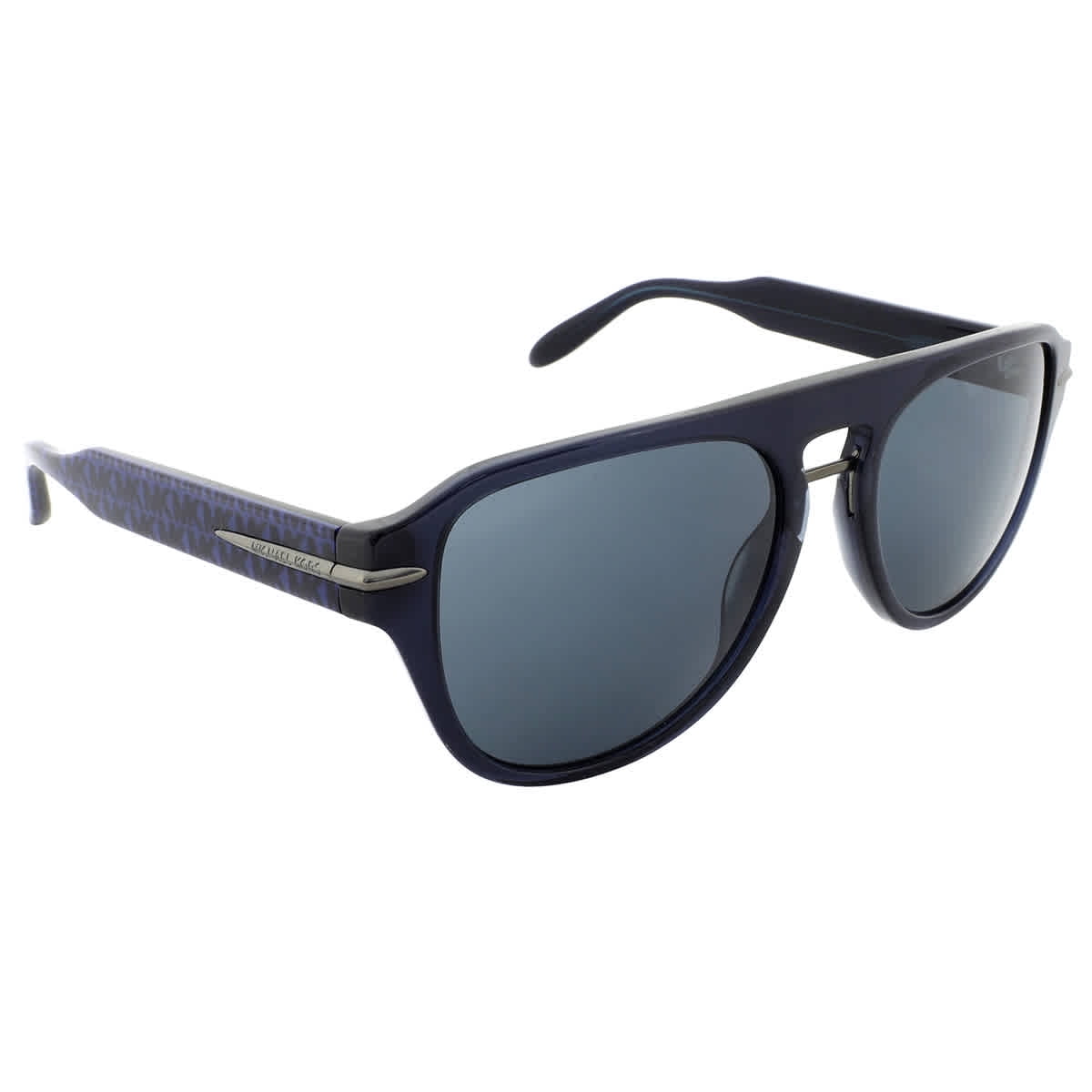 Michael Kors Burbank Blue Gray Pilot Men's Sunglasses MK2166 300287 56 -  