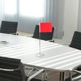 thumbnail image 4 of CATIEBYE Wear Resistant Silver Metal Flag Base Stand for Desktop Flags Office Supply, 4 of 8