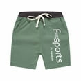 thumbnail image 2 of piuwrlz Short Pants for Children's Boys Girls Single Piece Short Trousers Green Size 4-5 Years, 2 of 3