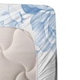 thumbnail image 3 of Ambesonne Spring Fitted & Top Sheet Set with Sham, Floral Dreamy Branch, Soft Blue White, 3 of 4