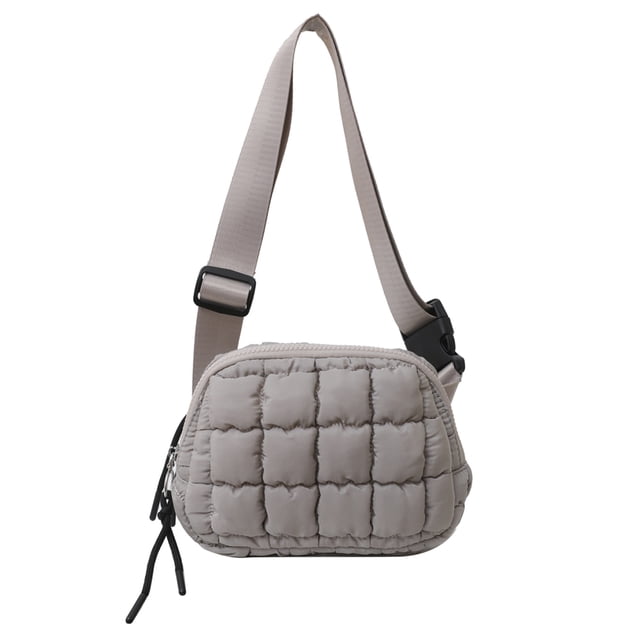 Bolso Bandolera Acolchado A La Cruzado Con Cierre para Mujer Btafrte