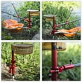 thumbnail image 2 of Portable Rack Ground Bracket Fishing Equipment Ground Plug Bracket Fish Guard Rack Rod Bracket Metal Fishing Gear, 2 of 8