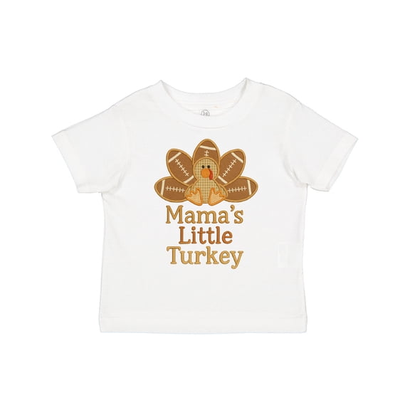Inktastic Mama's Little Turkey Thanksgiving Baby Boys or Girls Toddler T-Shirt