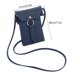 thumbnail image 3 of Bolsa de hombro casual mini para mujeres en azul, bolsa pequeña simplemente para teléfono móvil, bolsa de ocio cuadrada mini, bolsa de hombro cruzada mini para teléfono móvil, 3 of 8