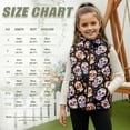 thumbnail image 6 of Xoenoiee Sugar Skull Heart Flower Print Boys Girls Polar Fleece Vest Jacket Lightweight Cute Coat Zipper Closure Sleeveless Warm Outerwear, 2T, 6 of 7