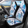 thumbnail image 2 of HUISEFOR 4 Pieces Car Seat Covers Full Set Breathable Soft Front and Back Seat Covers Protectors Elastic Easy to Installation Universal Fit for Most Cars SUVs, Sea Turtle, 2 of 6