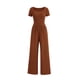 thumbnail image 1 of Mono Enterizo PRETTYGARDEN Marrón Cuello Cuadrado M, 1 of 8