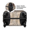 thumbnail image 2 of Fuzoiu Abstract Coffee Pattern With Letters Print Suitcase Cover,Washable Luggage Covers for Suitcase,Elastic Luggage Protector Cover,Scratch Resistant Travel Suitcase Covers-Medium, 2 of 7