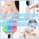 thumbnail image 5 of Masajeador facial eléctrico, dispositivo antiarrugas con 4 modos, masajeador facial de cuello con vibración, 5 of 7