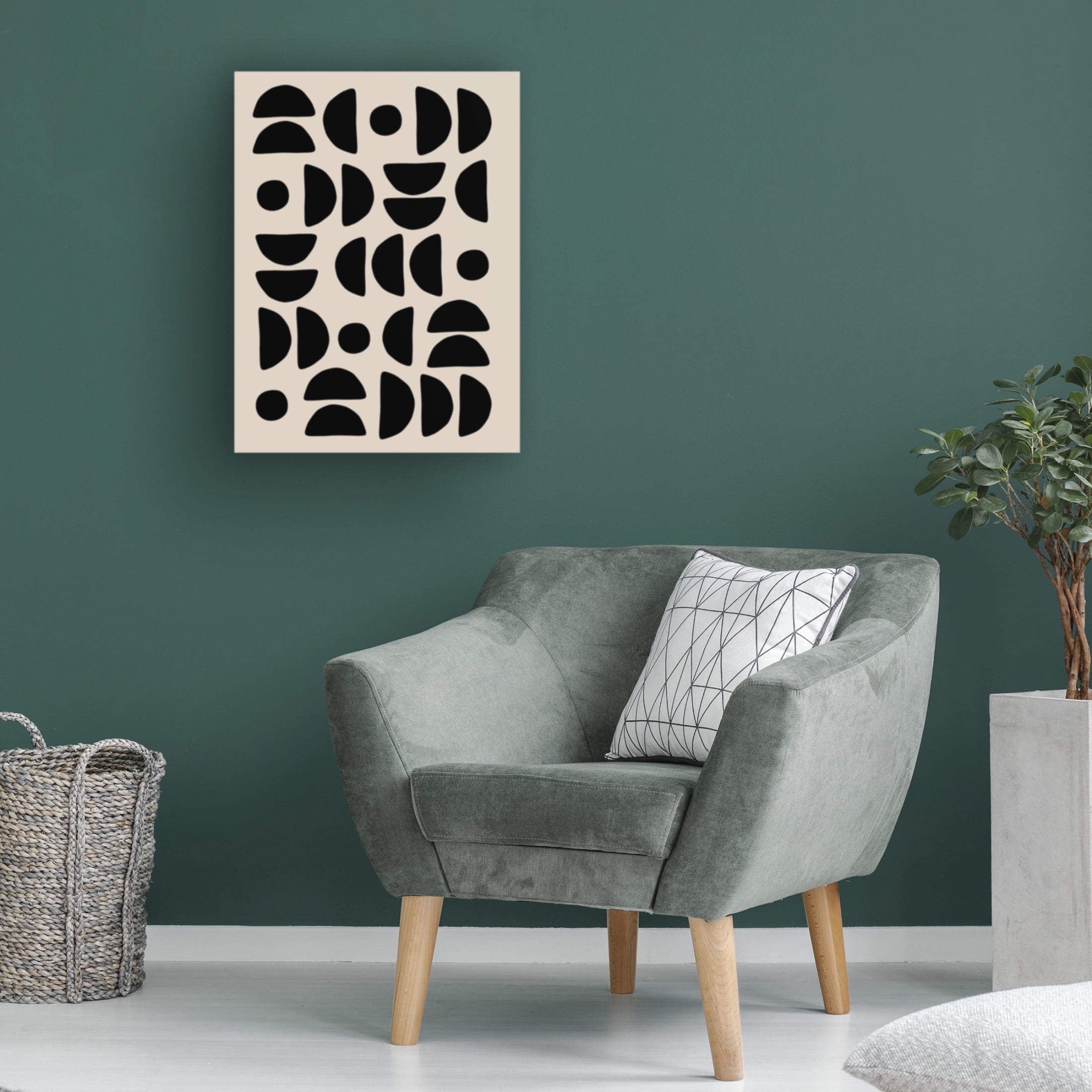 Trademark Fine Art Elena Ristova Geometric Pattern Artwork Canvas Wall Art