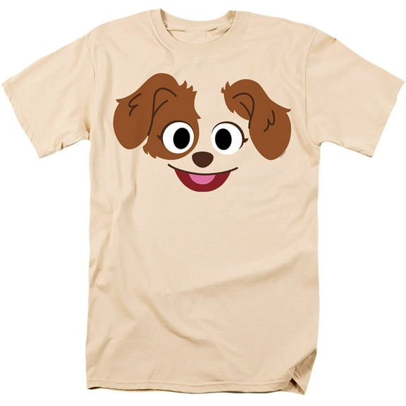 Sesame Street Tango Face Unisex Adult T Shirt, Cream, Small