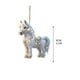 thumbnail image 2 of Lindo colgante plano navideño de acrílico con ponis y sombrero de mago | Adorno para árbol de Navidad | Decoración para ventanas y mesas | Regalo festivo para familiares y amigos, 2 of 5
