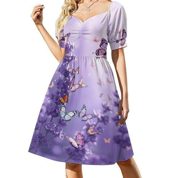 Lavender 2025 Dress Evening Elegant And Chic Women for Outfits Beach Clothes Women Dress