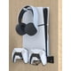 thumbnail image 3 of Likrtyny Kit Montaje en Pared Base Soporte Pantalla Con Cargador Soporte Controlador para PS5 Slim, 3 of 9