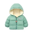 thumbnail image 1 of Girl's Cropped Puffer Coat, Adorable Solid Color Design with Secure Pockets, Comfortable Short Jacket for Boys & Girls Daily Wear.Light Green100, 1 of 3
