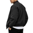 thumbnail image 5 of StSilkitty Lightweight Jacket for Men Solid Color Long Sleeve Full Zip Jacket Coat with Pockets Loose Casual Outerwear, 5 of 7