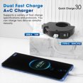 thumbnail image 4 of Motorcycle USB Phone Motorcycle QC3.0 Fast Type-C USB A Dual Fast IP65 Waterproof Suitable for Tablet/Phone/Navigation Charging, 4 of 7