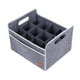 thumbnail image 3 of Portabotellas de vino, caja de almacenamiento para 12 botellas, bolsa de vino de fieltro navideña, accesorio plegable, organizador de botellas para, 3 of 8
